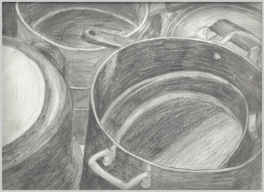 914x667 Pots And Pans - Pots And Pans Sketch