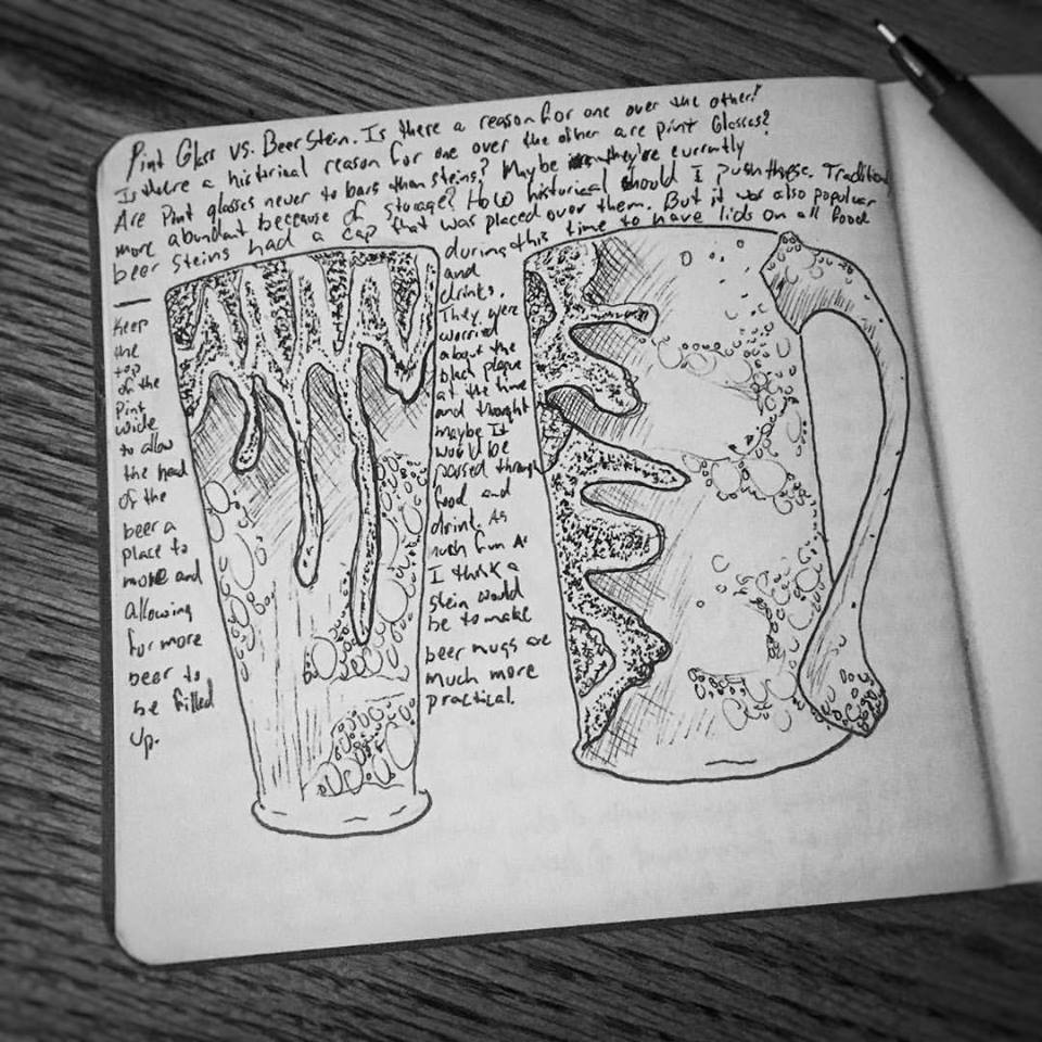 960x960 Sketches Of Pots Matthew Schiemann Pottery - Pottery Sketches