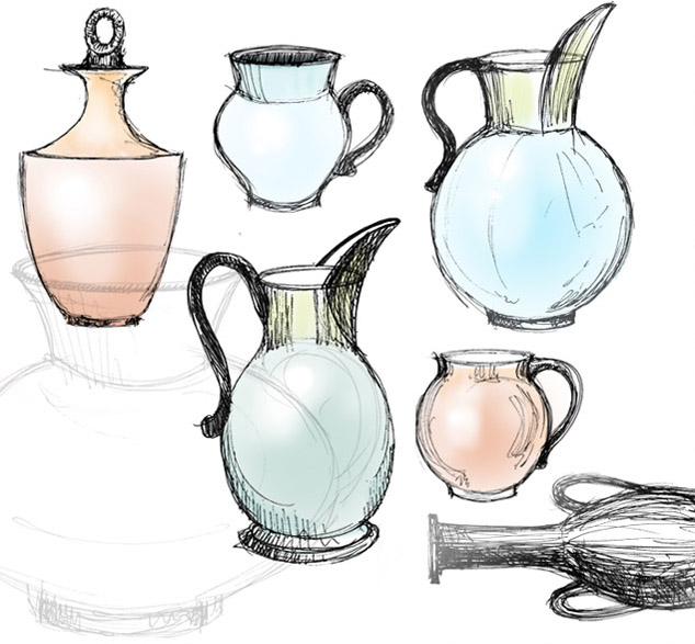 634x587 Sketchy Things - Pottery Sketches