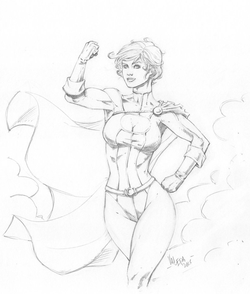 825x968 Power Girl Sketch By Rv1994 - Power Girl Sketch