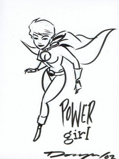 395x527 Darwyn Cooke - Power Girl Sketch