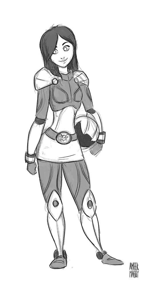 500x984 Power Rangers By Ameer Magdy Ghanem For Sketch Dailies Sketch - Power Rangers Sketch