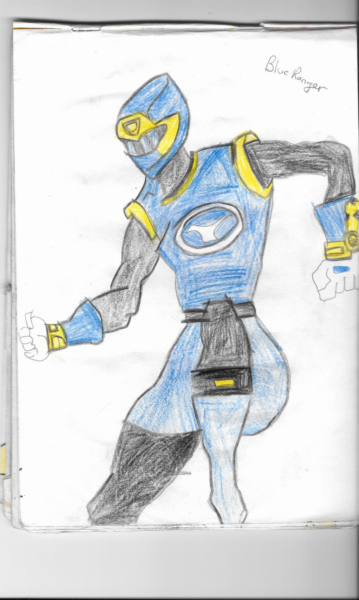 1398x2334 Handmade Pencil Sketches Of Blue Power Rangers Dragonsandmorebyrish - Power Rangers Sketch