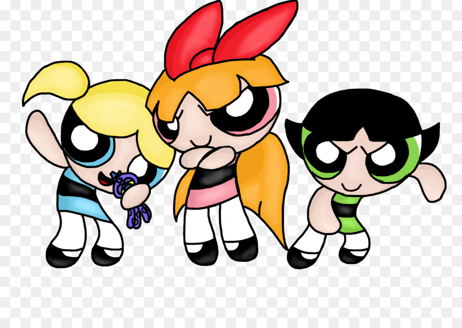 900x640 Drawing Cartoon Network Animation - Powerpuff Girls Sketch