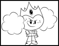 200x154 How To Draw Powerpuff Girls Characters Blossom, Buttercup, Bubbles - Powerpuff Girls Sketch