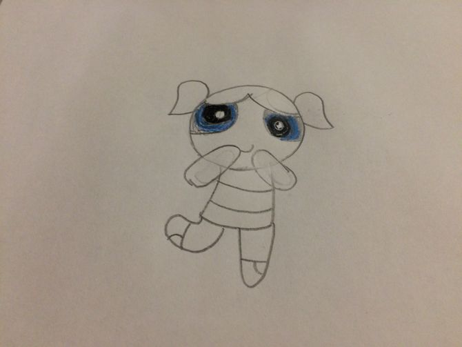 670x503 3 Ways To Draw The Powerpuff Girls - Powerpuff Girls Sketch