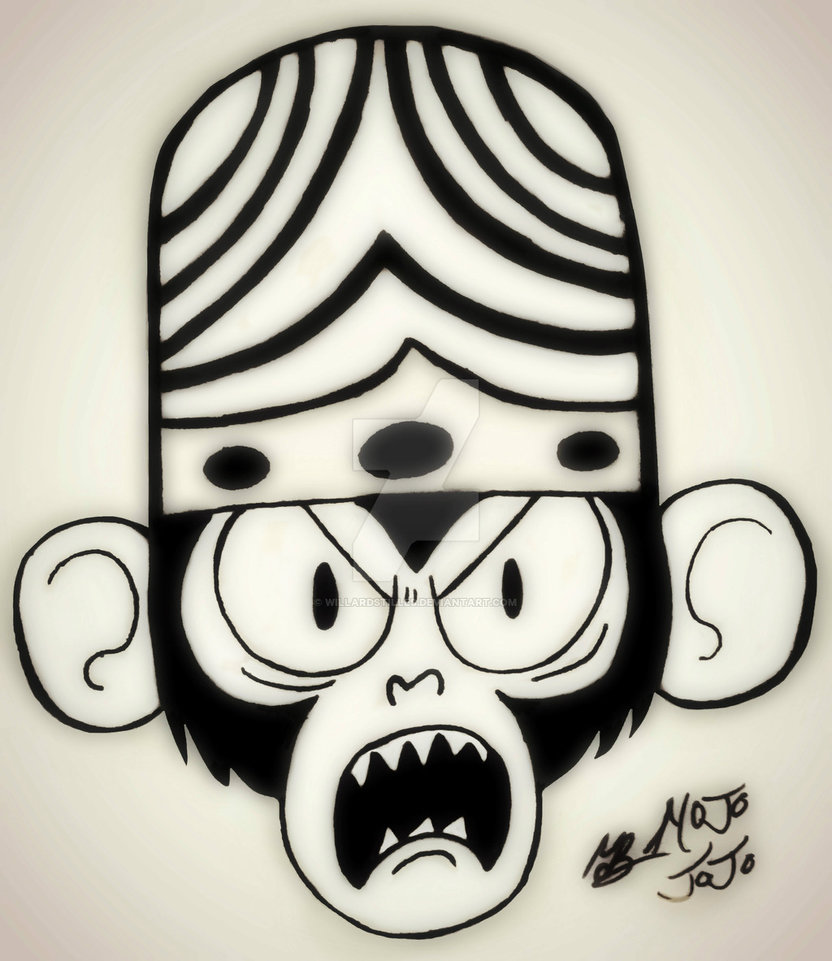 832x961 The Powerpuff Girls Mojo Jojo Sketch By Willardstilles - Powerpuff Girls Sketch