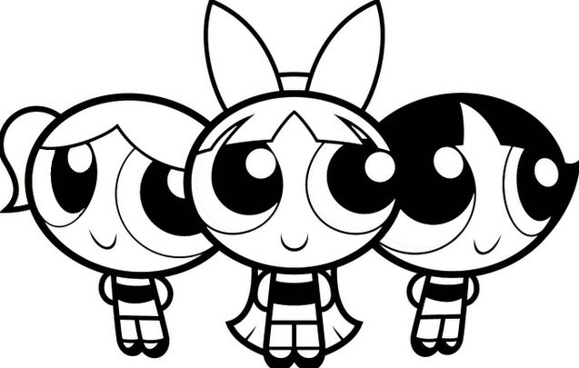 637x405 Toon Art Place Powerpuff Girls - Powerpuff Girls Sketch