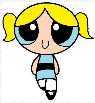 375x406 Bubbles (Powerpuff Girls) Images Sketch By Someone Xd Art By Me - Powerpuff Girls Sketch