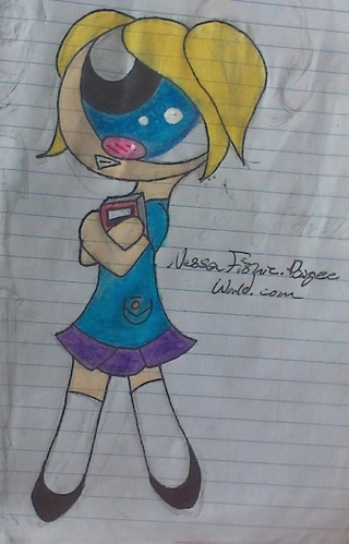 320x499 I Got Bored So I Decided To Color In Some Old Ppg Fan Art From - Ppg Sketch