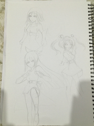 320x427 Just Some Sketches Of The Ppg....no I Did Not Watch It As A Kid - Ppg Sketch