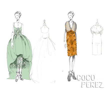 450x365 Prada Reveals Awesome Costume Sketches For The Great Gatsby - Prada Sketches
