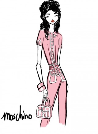 320x436 Rei Nadal Sketches Live From The Prada Show - Prada Sketches
