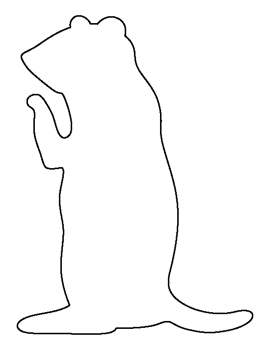 550x712 Pin By Muse Printables On Printable Patterns - Prairie Dog Sketch