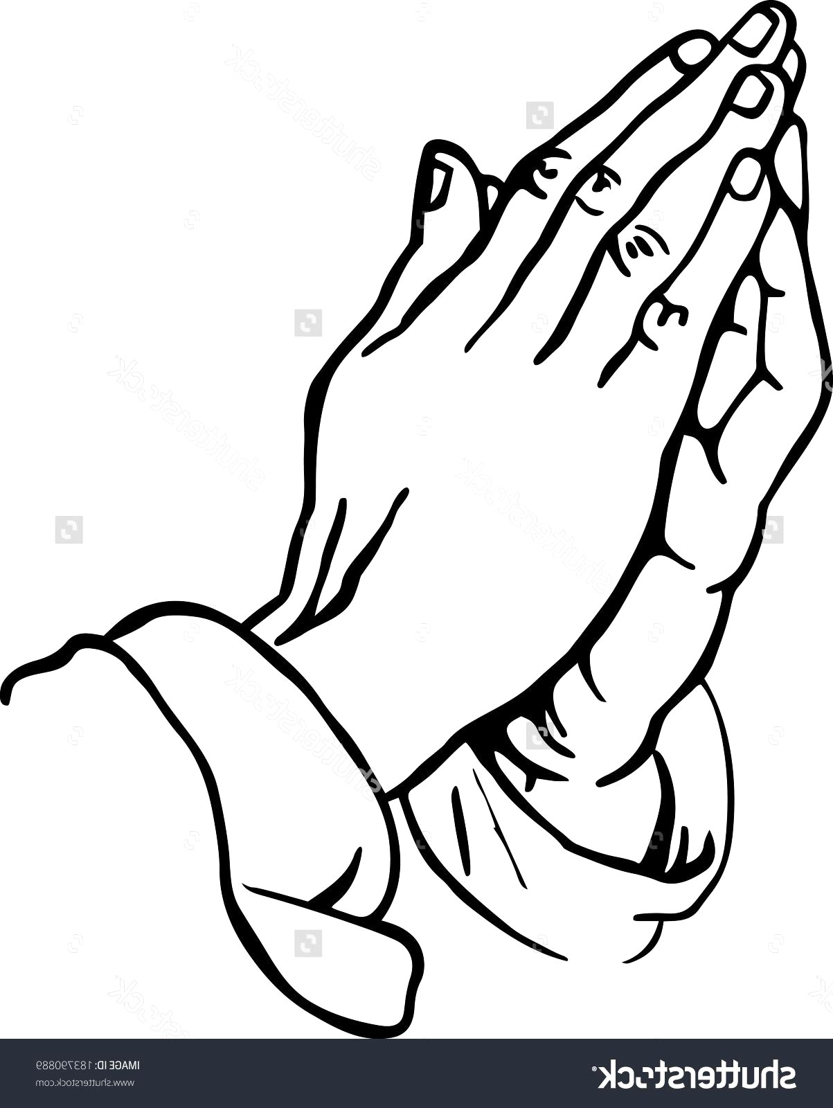 1203x1600 Rosary In Hand Pencil Drawing Pictures Hands Praying Photos Of - Praying Hands Sketch