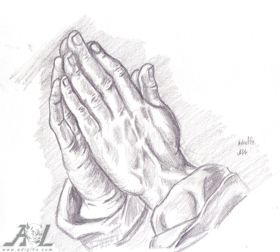 900x810 Praying Hands By 71adl17 - Praying Hands Sketch