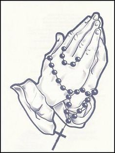 236x313 Praying Hands Clipart Craft Ideas Praying Hands - Praying Hands With Rosary Sketch