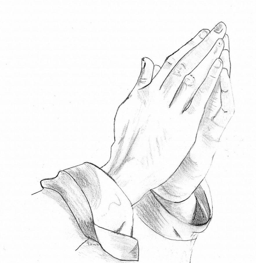 883x904 Praying Hands Sketch Hands Praying Drawing Drawing Art Gallery - Praying Sketch