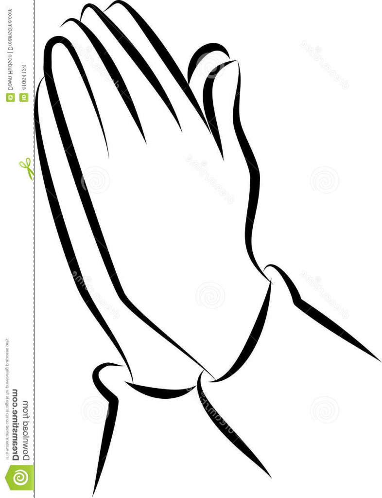 786x1024 Sketches Of Hands Praying Hands Praying Drawing At Getdrawings - Praying Sketch