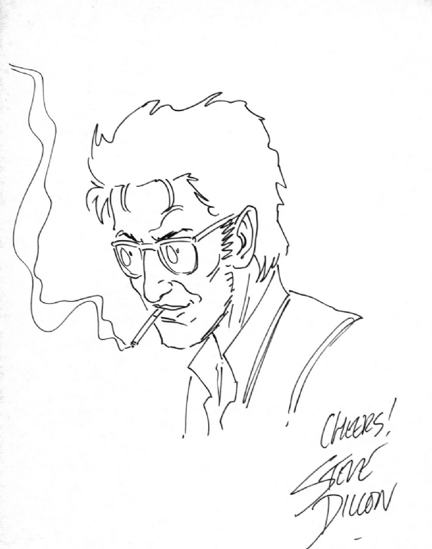 629x800 Steve Dillon - Preacher Sketch