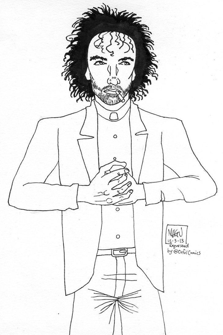 729x1095 Twitter Sketch - Preacher Sketch