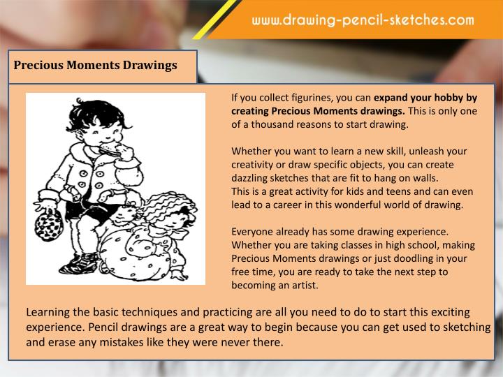 720x540 Ppt - Precious Moments Sketches