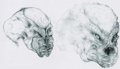 400x233 Predator (Fictional Species) - Predator Mask Sketch