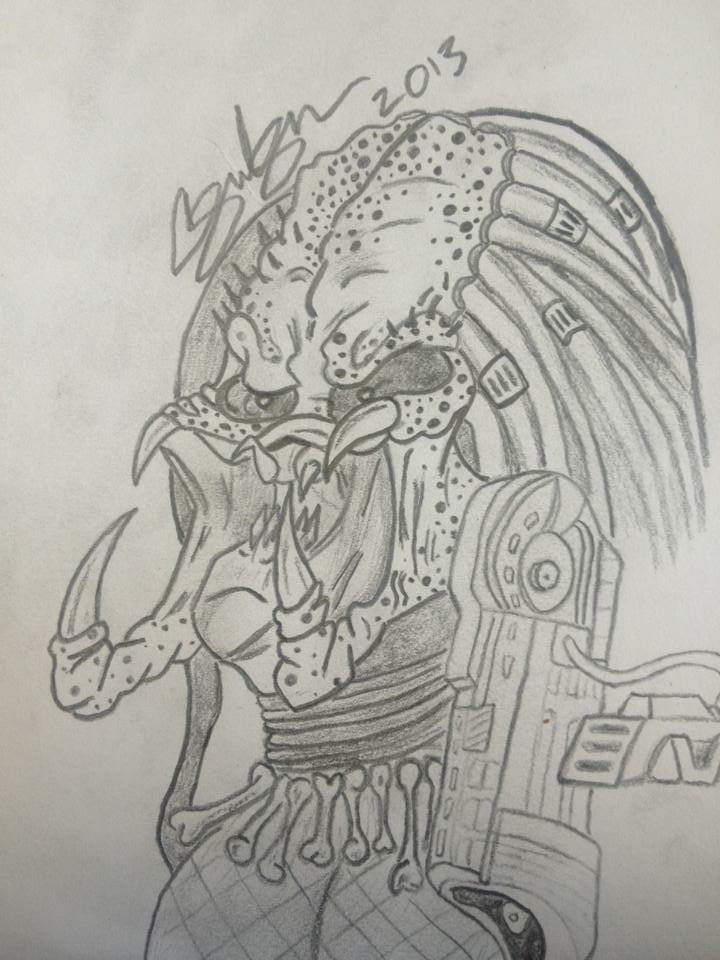 720x960 My Predator Sketch Predator - Predator Sketch