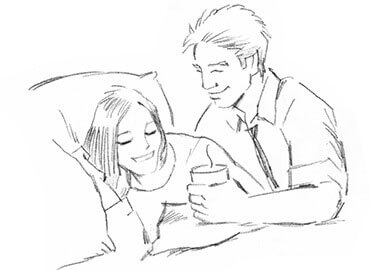 370x270 Pregnancy And Bad Breath Cb12 - Pregnant Lady Sketch