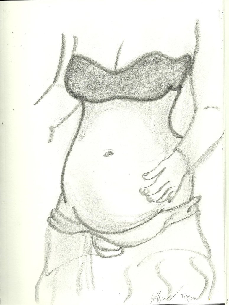775x1031 Pregnant Sketch By Jamesaragonastudios - Pregnant Sketch