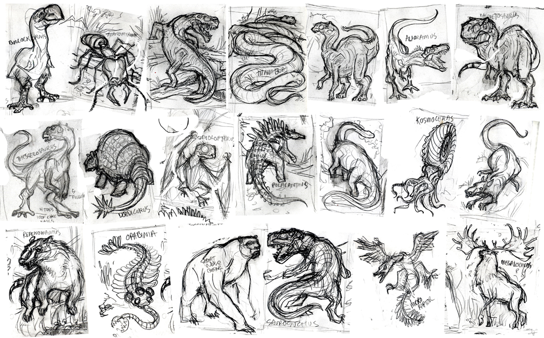 1080x670 Steve Becker Killustrator - Prehistoric Sketch