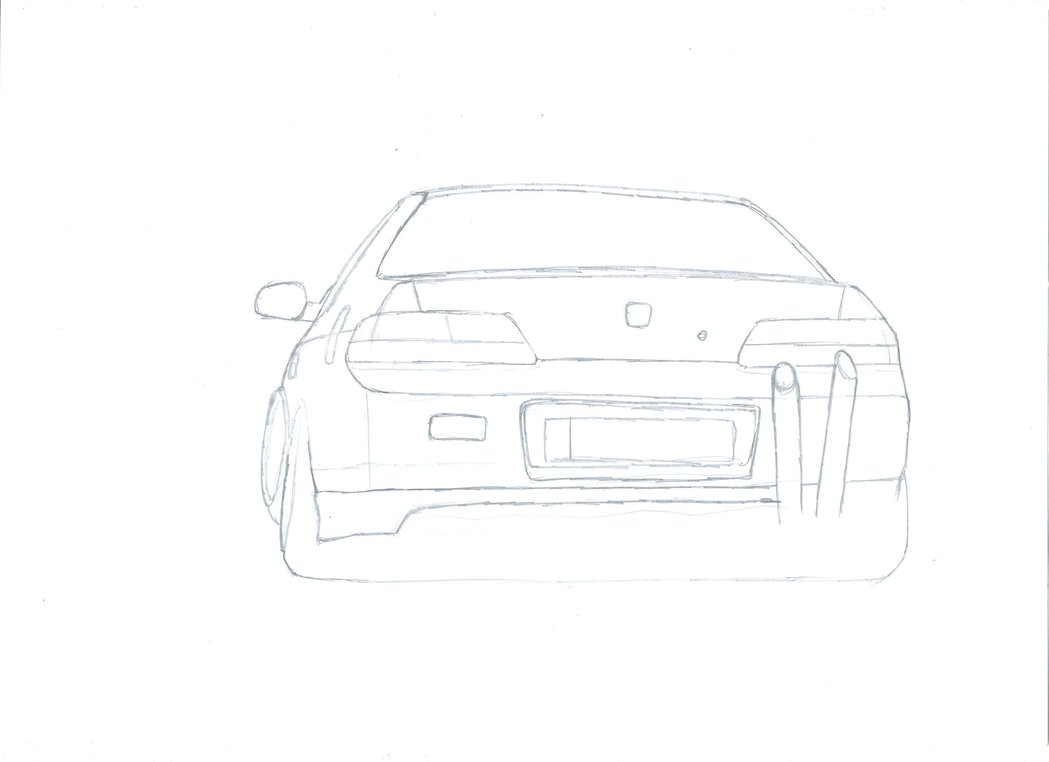 1049x762 Honda Prelude Wip By Danchix - Prelude Sketch