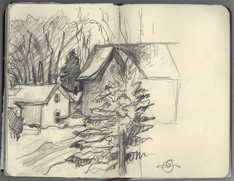 747x579 Prelude To Color, The Value Of A Quick Sketch Urban Sketchers - Prelude Sketch