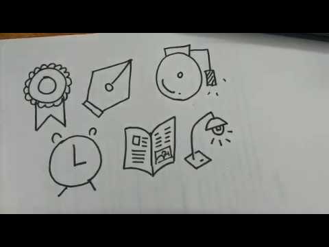 480x360 How To Draw School Related Objects Lesson 2 Preschool, Nursery - Preschool Sketch