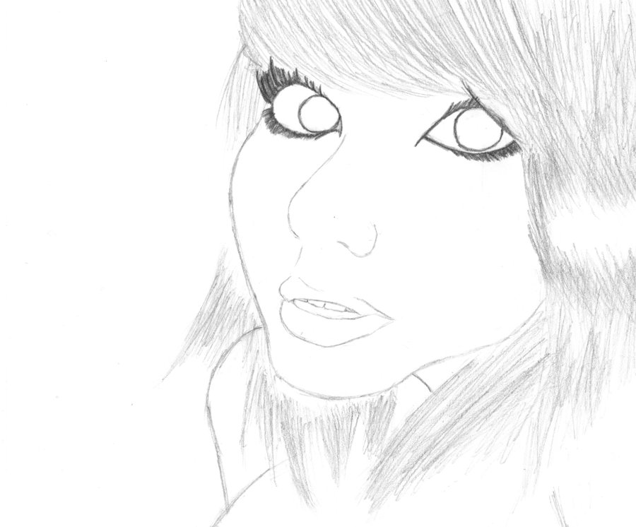 900x746 Pretty Face Sketch By Houndzart - Pretty Face Sketch