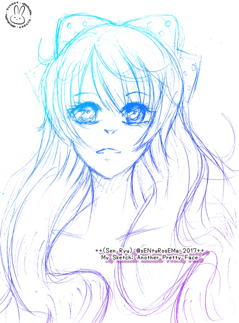 769x1038 Sketch 15 Another Pretty Face By Centrosema - Pretty Face Sketch