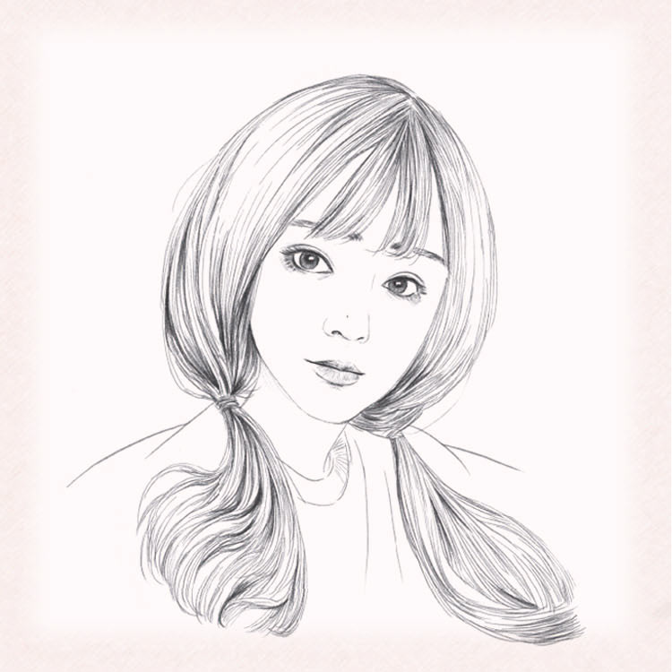 750x750 Pretty Girl Sketch Painting Tutorial Bookpainted Beauty Self - Pretty Girl Sketch
