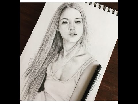 480x360 How To Draw A Pretty Girl (Drawing Time Lapse) - Pretty Woman Sketch