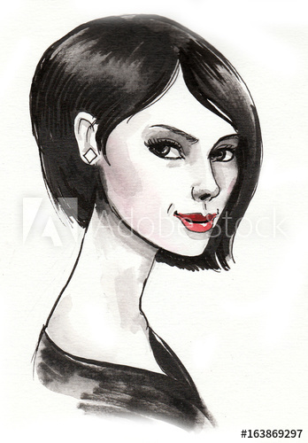 348x500 Pretty Woman Sketch - Pretty Woman Sketch