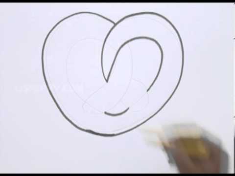 480x360 How To Draw A Pretzel - Pretzel Sketch