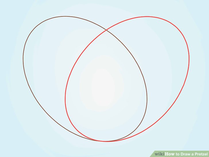 728x546 How To Draw A Pretzel 13 Steps (With Pictures) - Pretzel Sketch