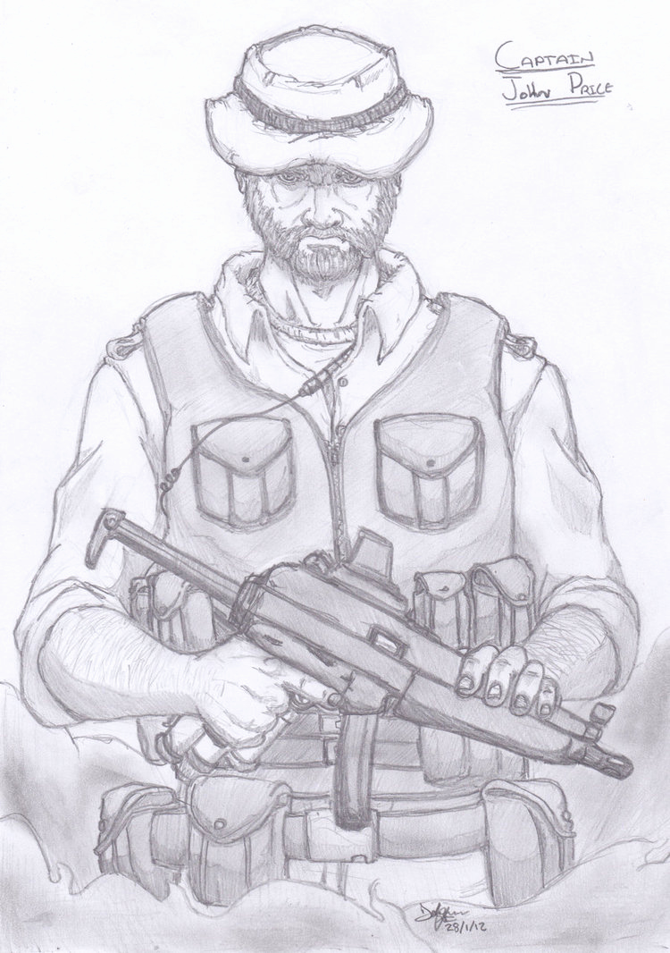 750x1066 Sketch Prices How To Draw Captain Price - Price Sketch