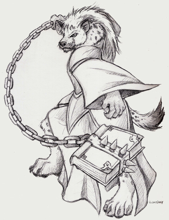 576x753 Gnoll Priest Sketch - Priest Sketch