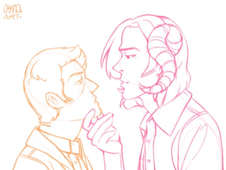 720x540 Priest!cas X Boyking!sam Sketch Supernatural Amino - Priest Sketch