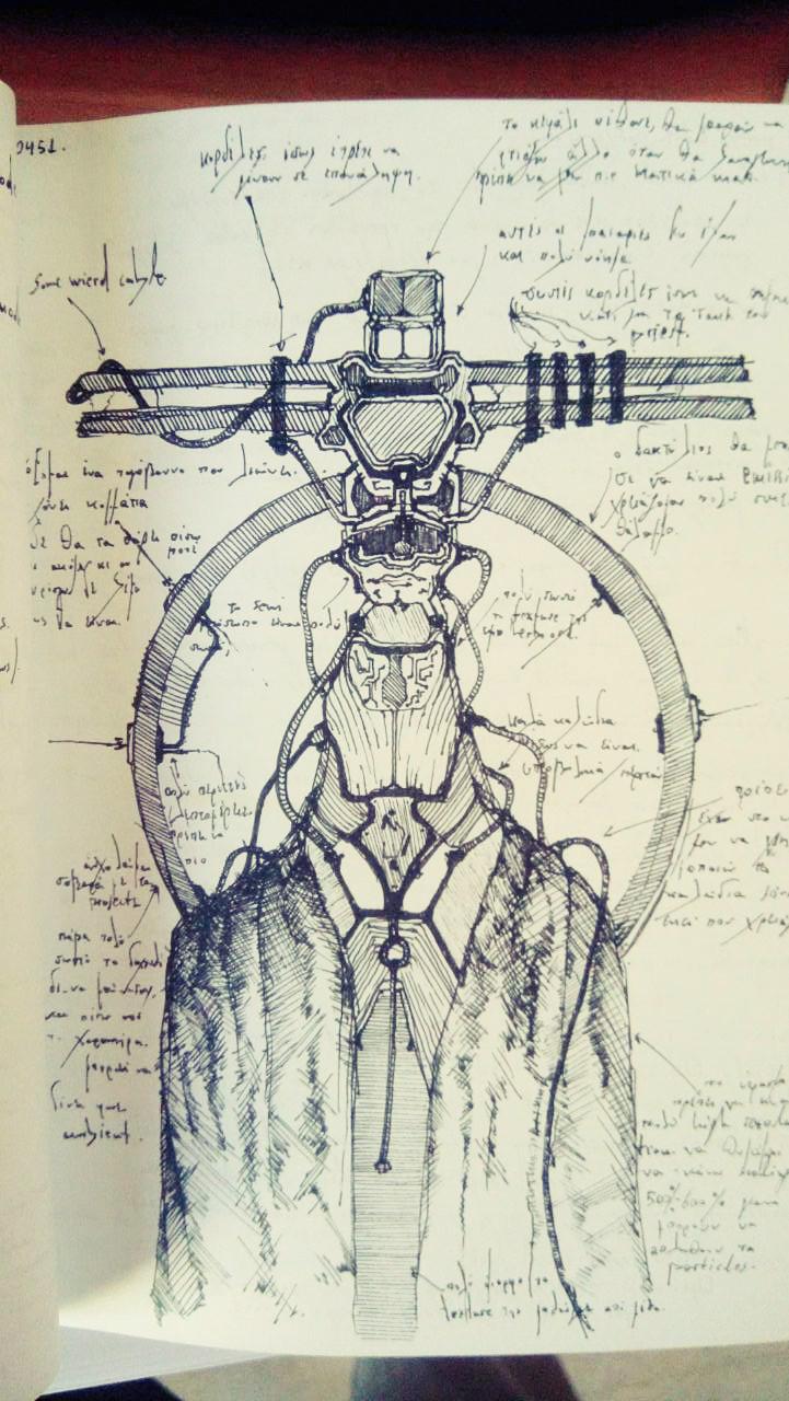 721x1280 X Post] Old Priest Sketch Conceptart - Priest Sketch