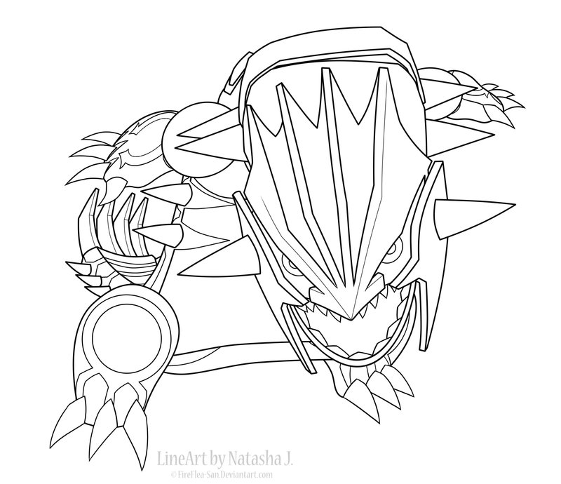 800x690 Primal Groudon Line Art By Fireflea San - Primal Groudon Sketch