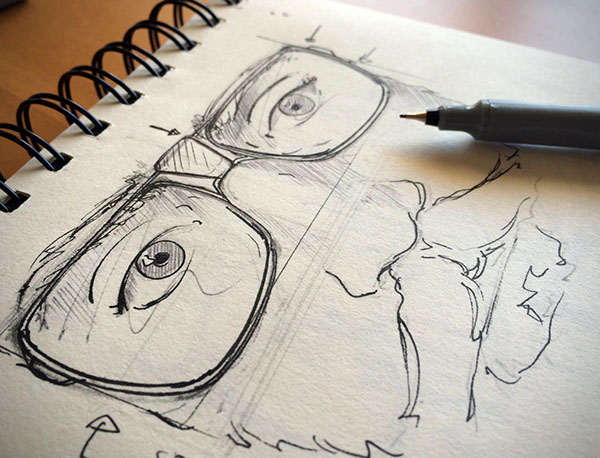 600x458 Sketching 2 On Behance - Primary Sketch