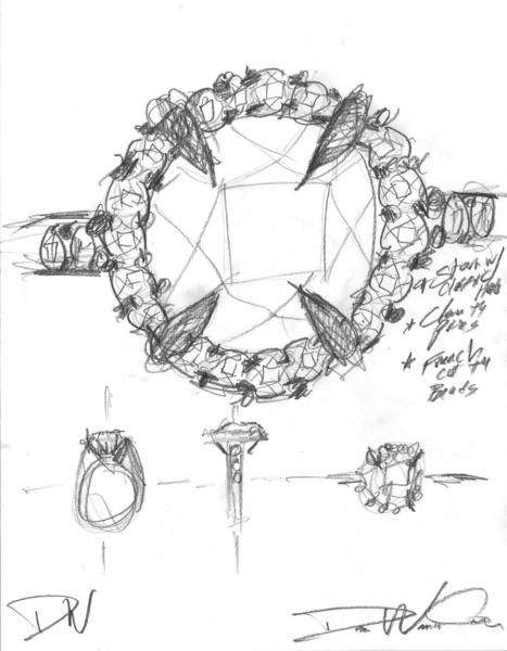 467x600 Primrose Perfect Amp Delicate Diamond Halo In Platinum Unique - Primrose Sketch