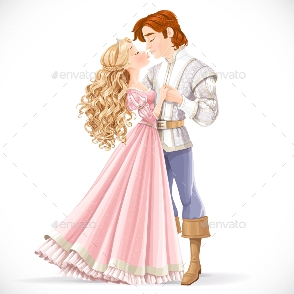 590x590 Prince And Princess By Azuzl Graphicriver - Prince And Princess Sketch
