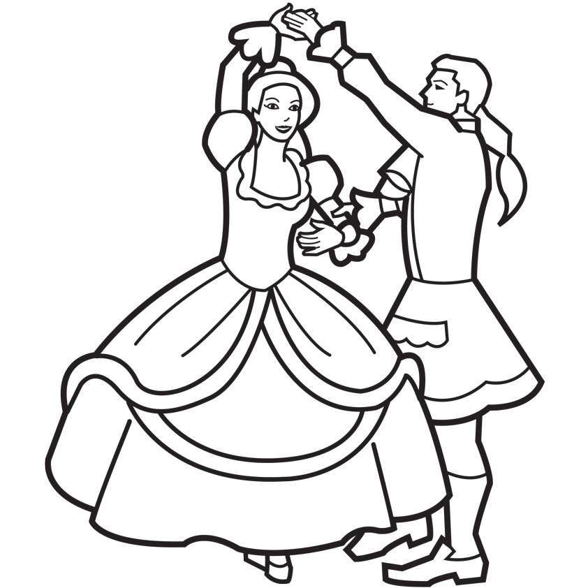 842x842 Princess And Prince Coloring Pages 357738 - Prince And Princess Sketch